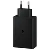 Samsung ładowarka sieciowa 2x USB Typ C / USB PPS, Power Delivery PD 65W, QC 3.0, AFC, FCP czarny (EP-T6530NBEGEU)